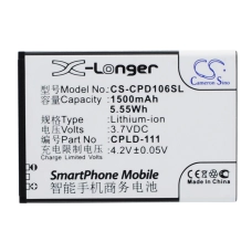 Kompatibel batteribyte för Coolpad CPLD-106,CPLD-111
