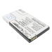 Cameron Sino CS-CPD230SL battery back label and contacts angled