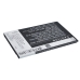 Cameron Sino CS-CPD511SL batteri, motsatt varningssida med streckkoder