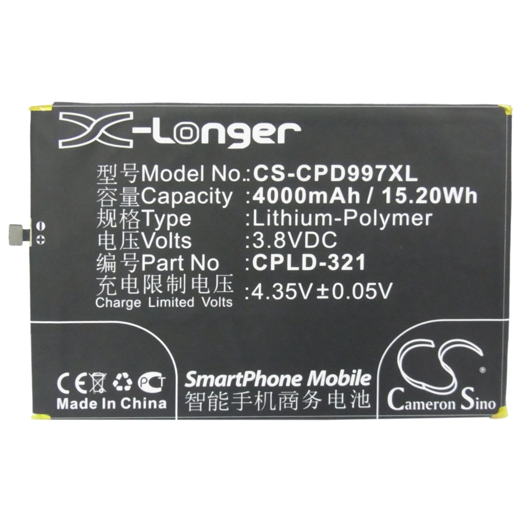 Batteri kompatibel med Coolpad CS-CPD997XL