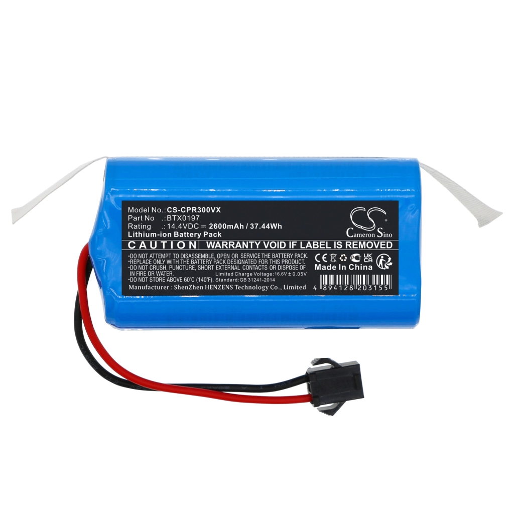 Batterier till dammsugare Concept VR2000