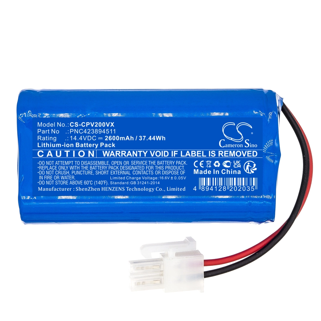 Batterier till dammsugare Concept CS-CPV200VX