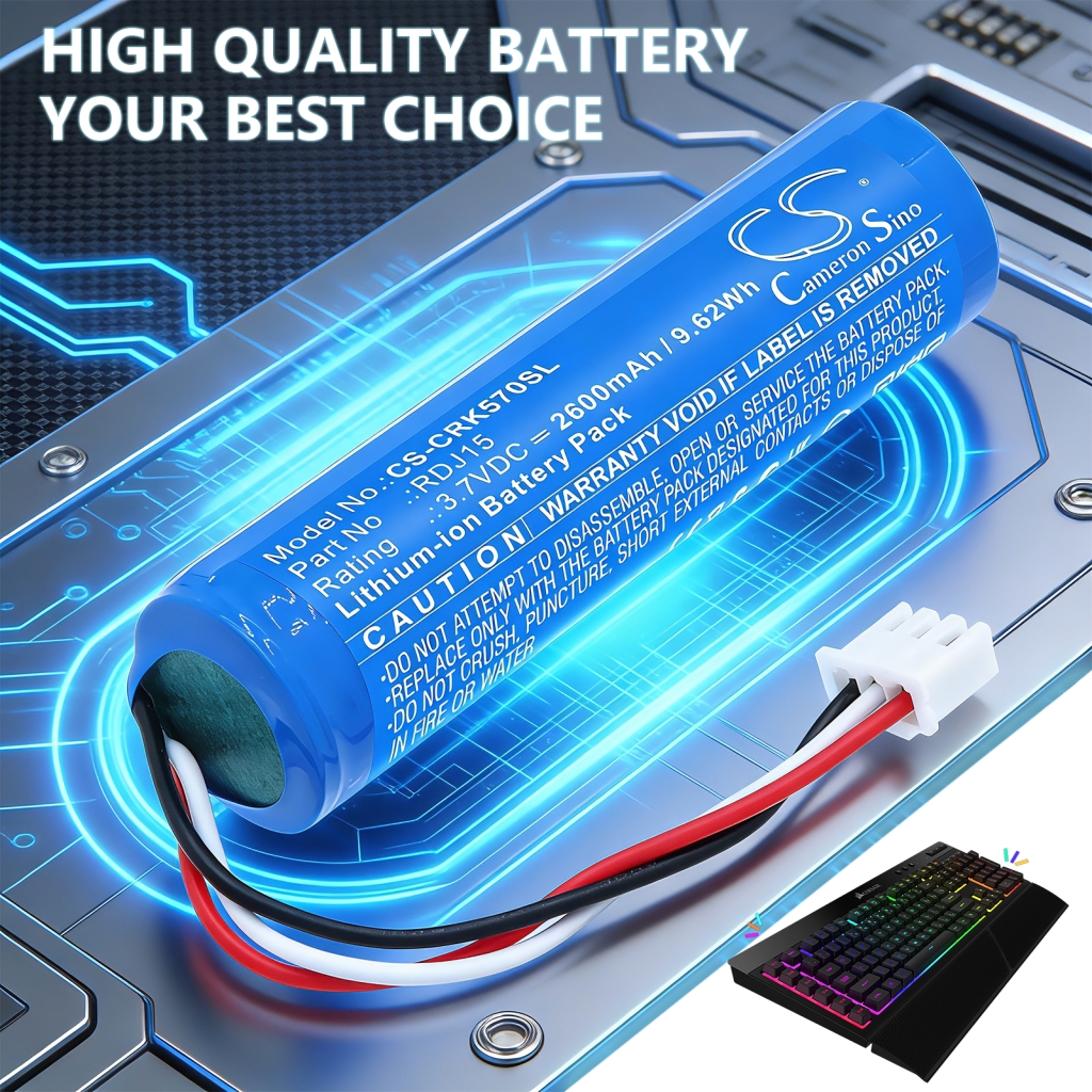 Battery compatible with Corsair CS-CRK570SL