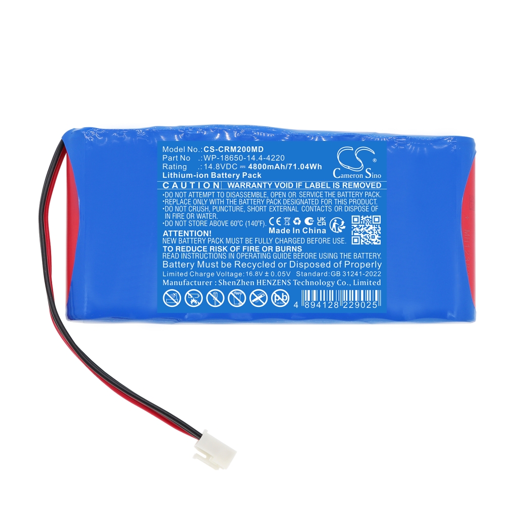 Batteri kompatibel med Carewell CS-CRM200MD