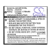 Batterier till MP3-spelare Creative CS-CRT101SL
