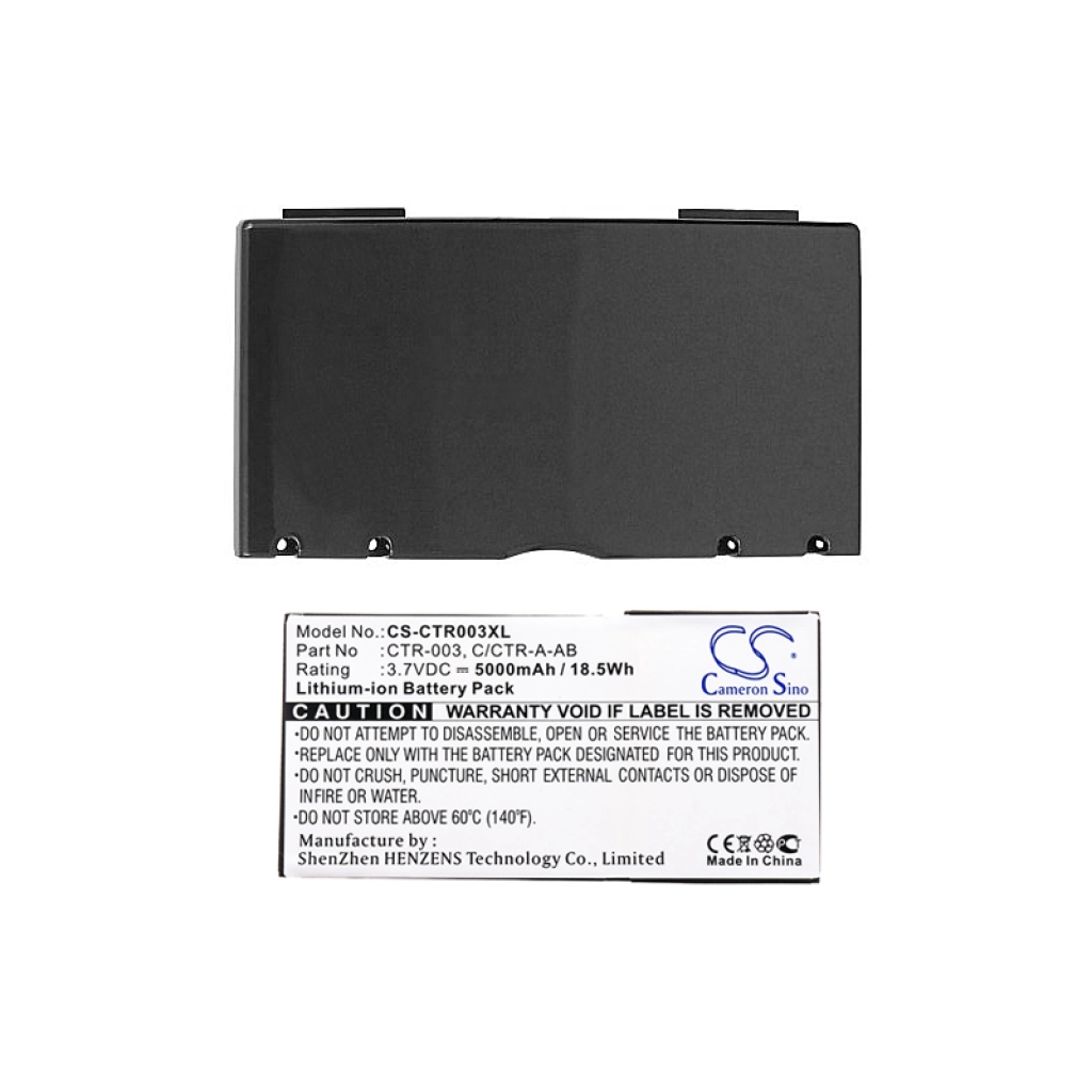 Batterier till spelkonsoler Nintendo CS-CTR003XL