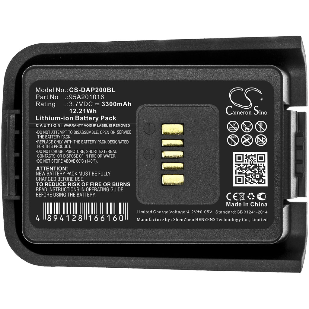 Batterier för skanner Datalogic CS-DAP200BL