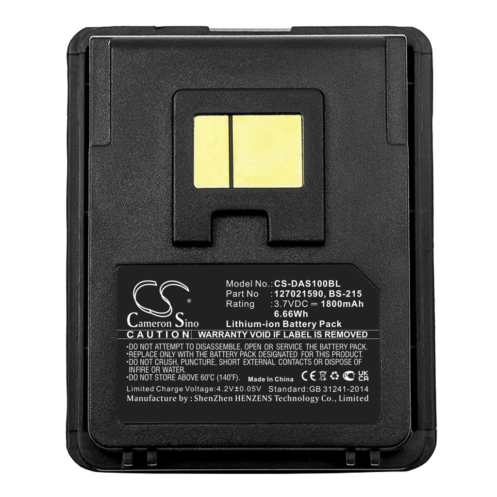 Batterier för skanner Datalogic CS-DAS100BL