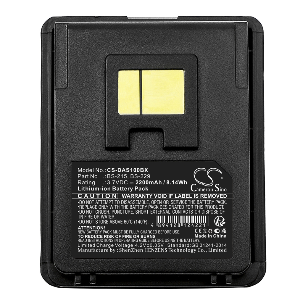 Batterier för skanner Datalogic CS-DAS100BX