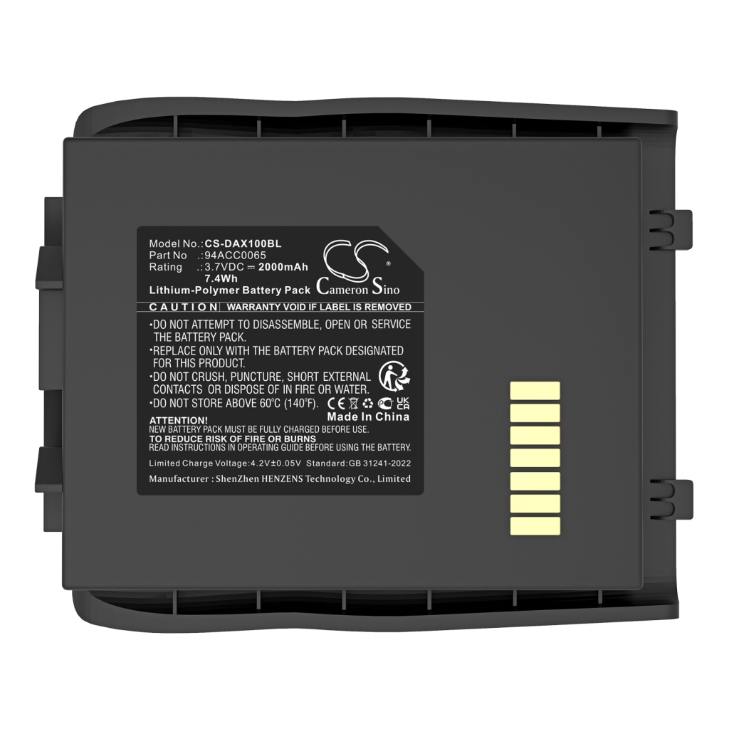 Batterier för skanner Datalogic CS-DAX100BL