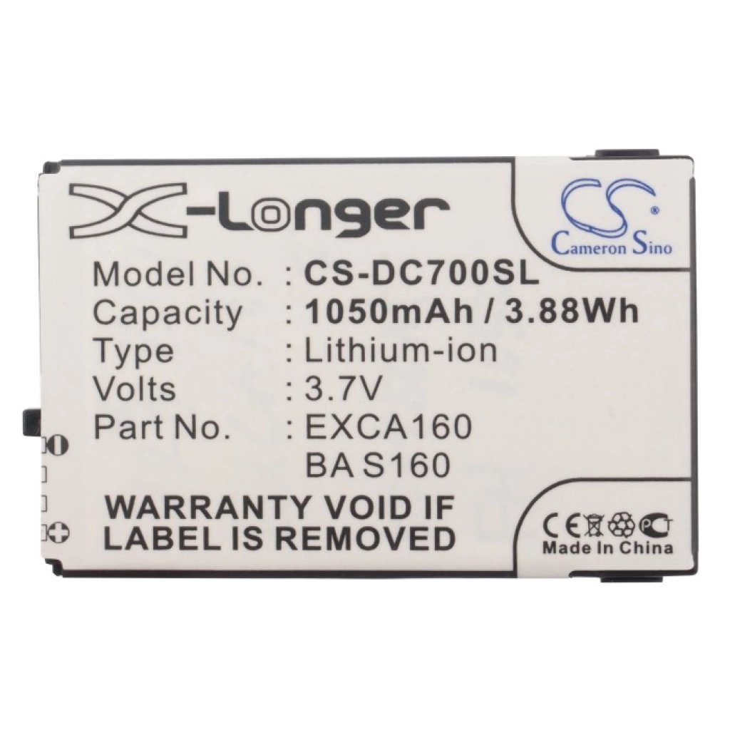 Batterier Ersätter EXCA160