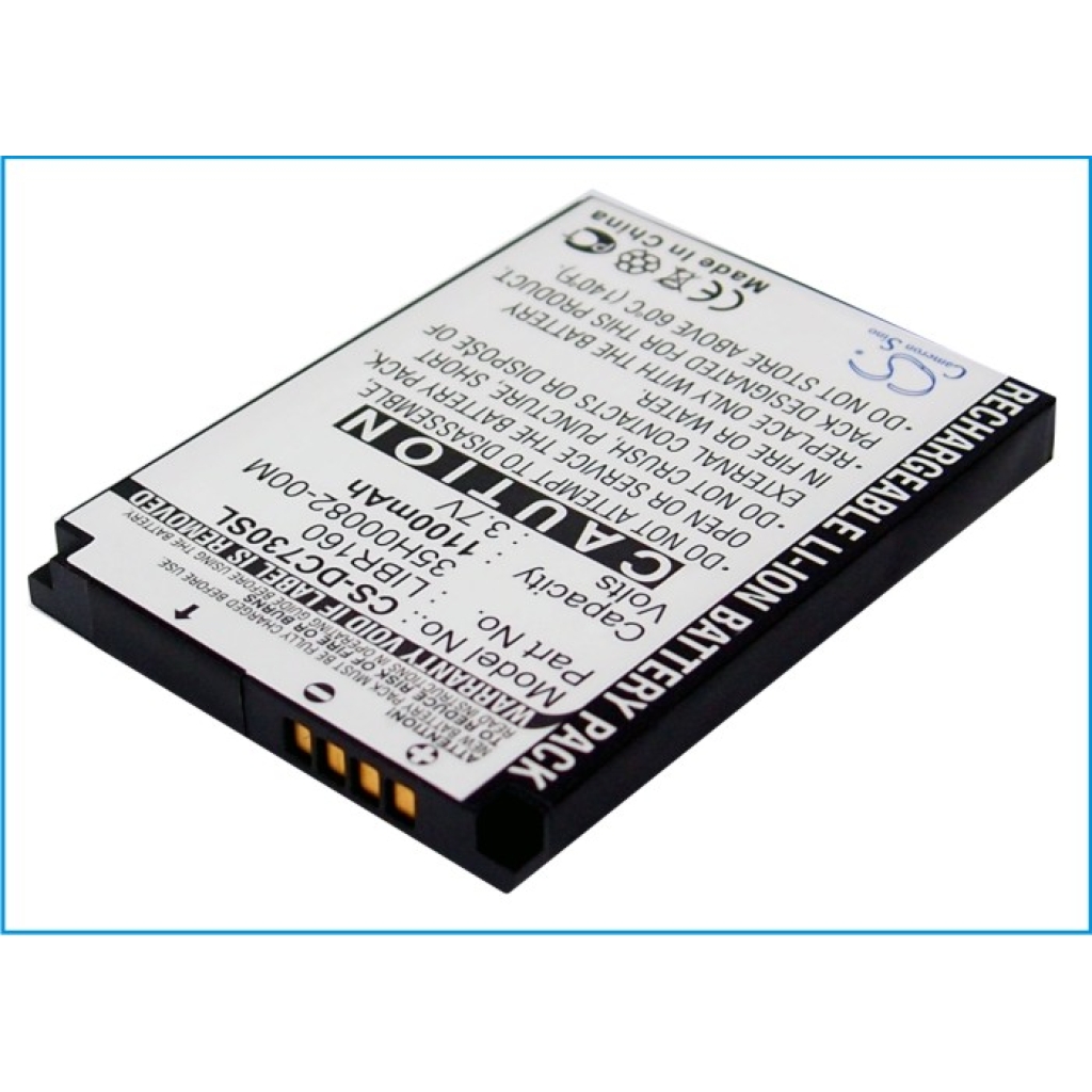Batteri kompatibel med Vodafone HTC O2 Orange SoftBank DOPOD E-Mobile CS-DC730SL