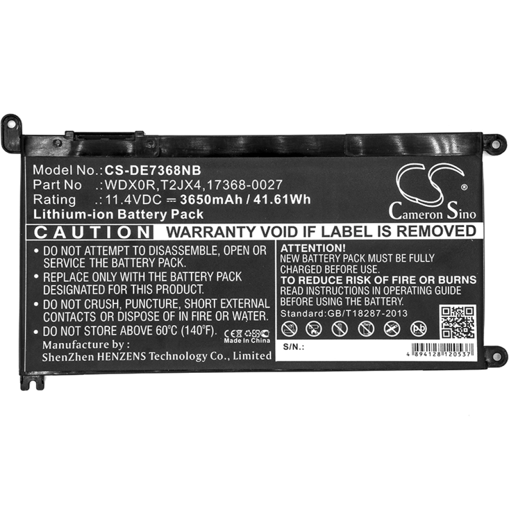 Batterier Ersätter B06XVBG8BY