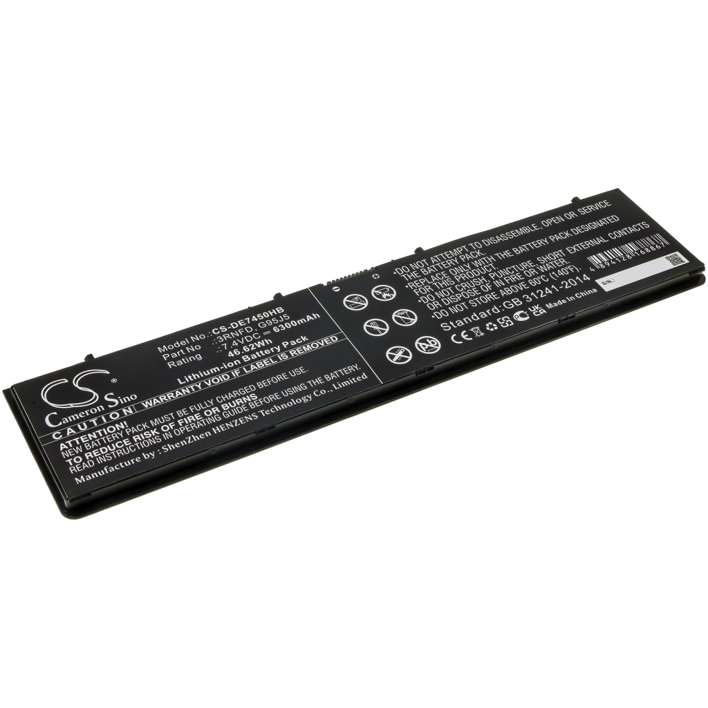 Batterier till bärbara datorer DELL Latitude E7450