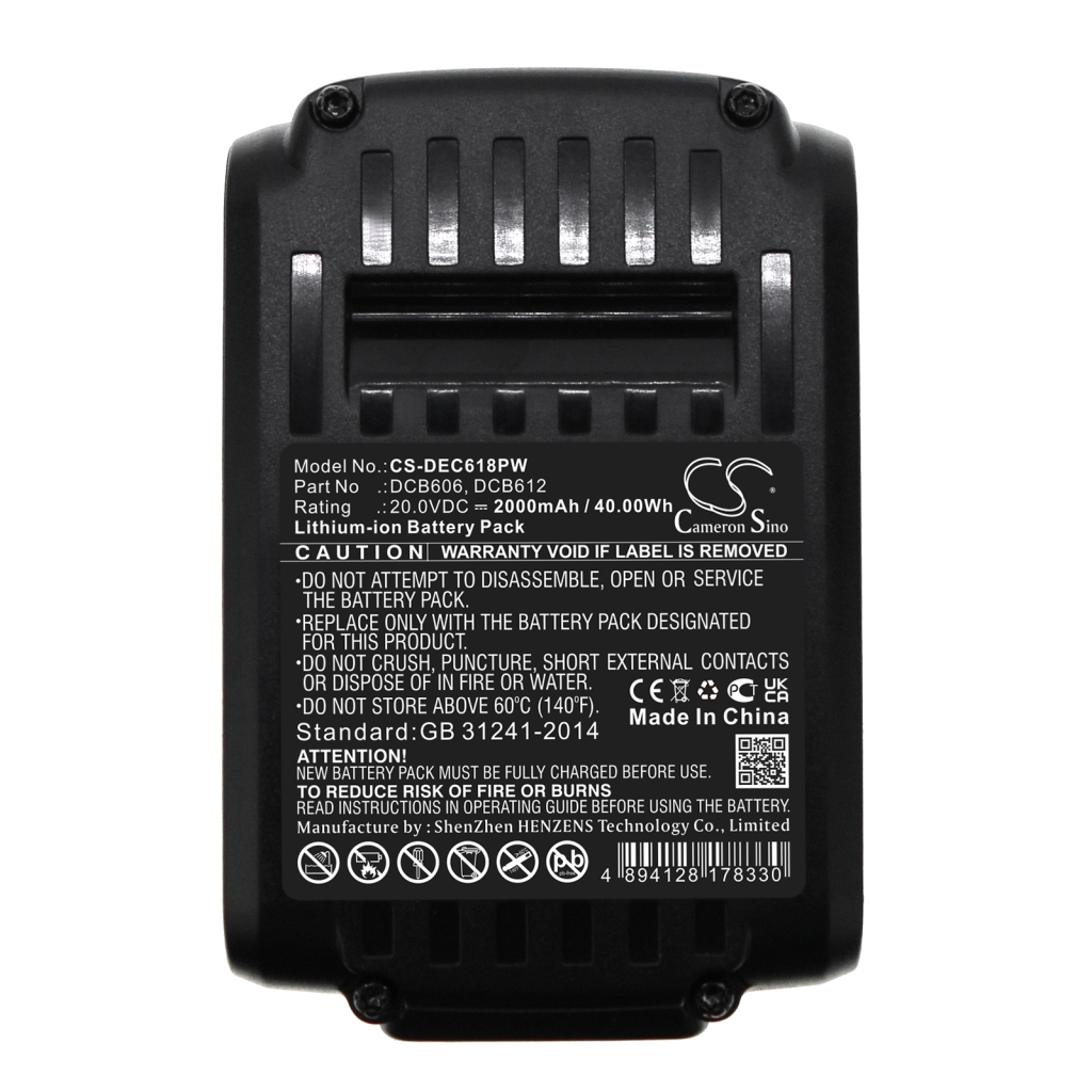 Battery industrial Dewalt 20V MAX