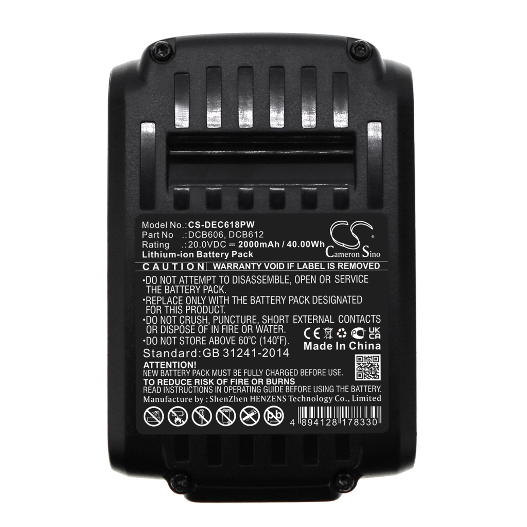Battery Replaces DCB612