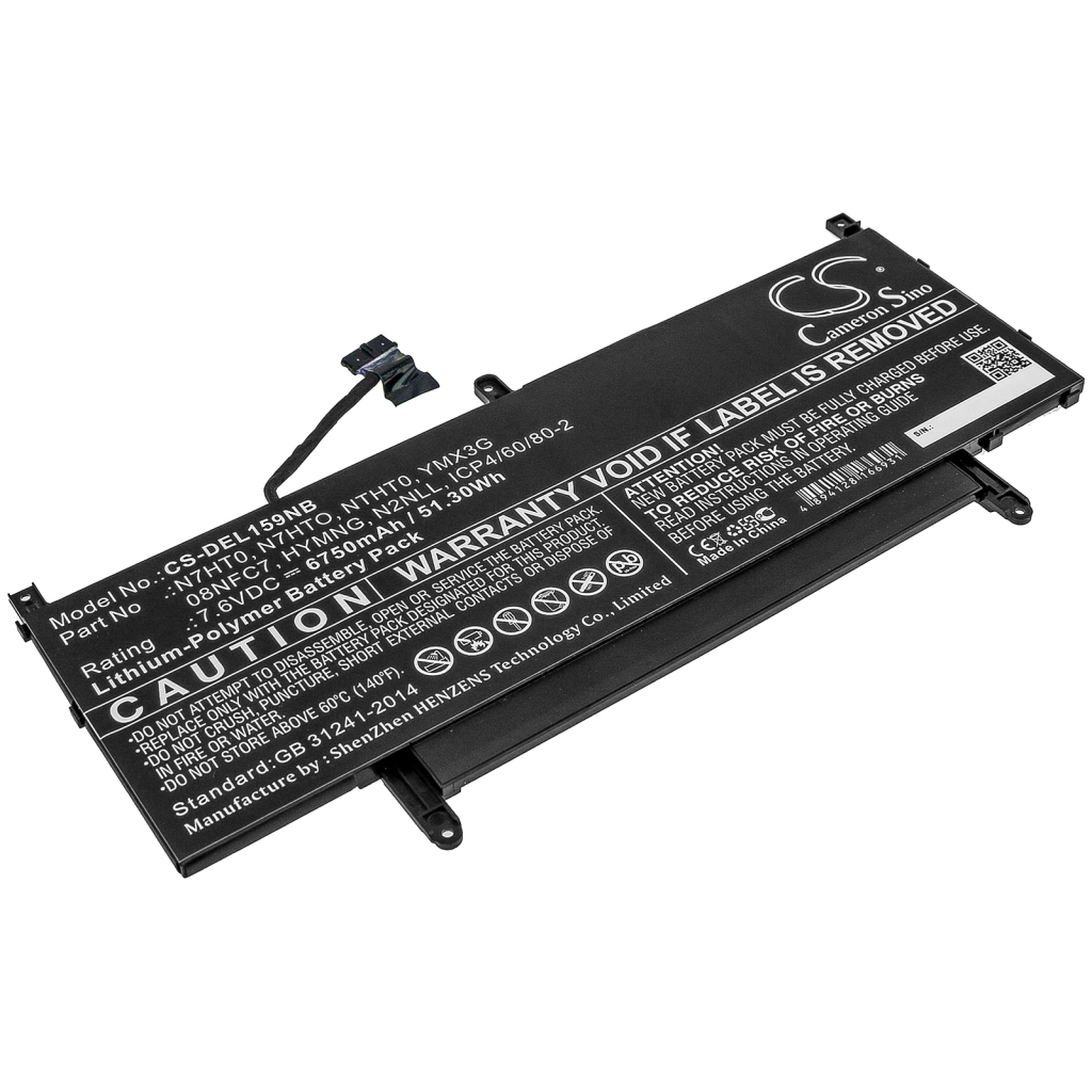 Batterier till bärbara datorer DELL CS-DEL159NB