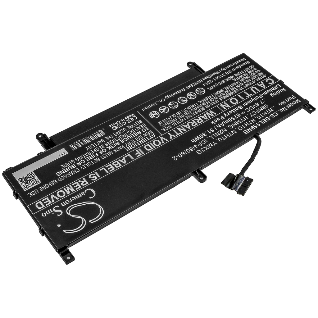 Batterier till bärbara datorer DELL CS-DEL159NB