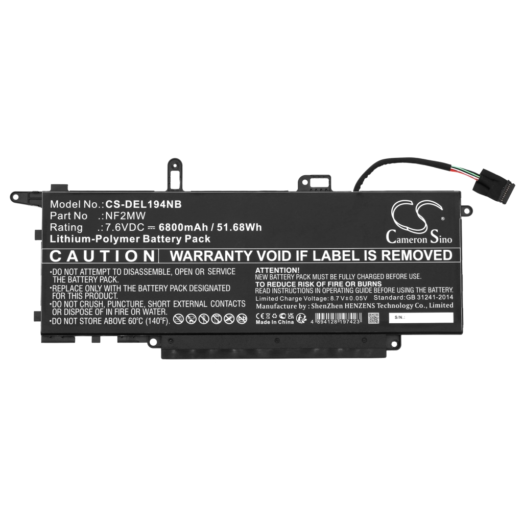 Battery Replaces GJD1V
