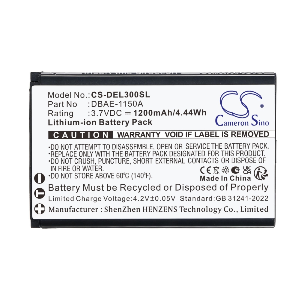 Batterier kompatibel med Doro Leva E10 E20 E22 CS-DEL300SL