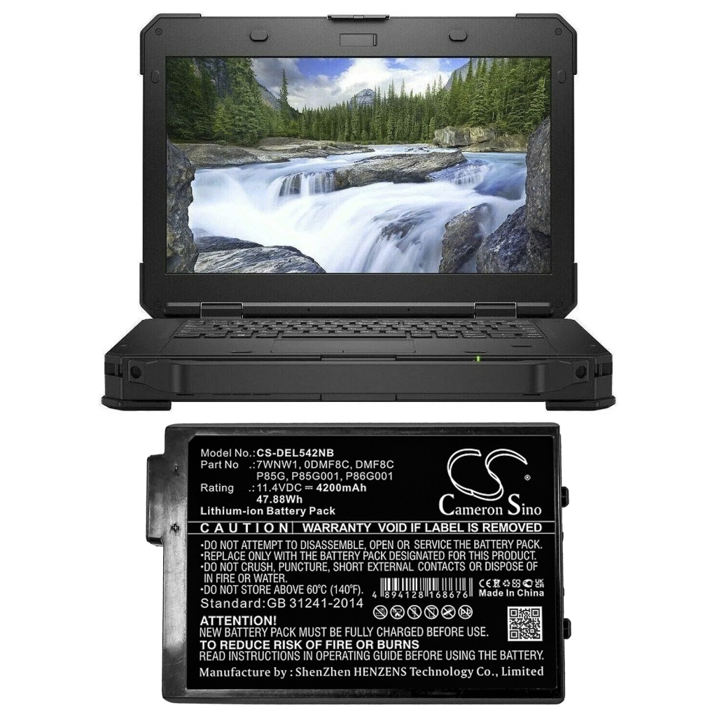 Batterier till bärbara datorer DELL CS-DEL542NB
