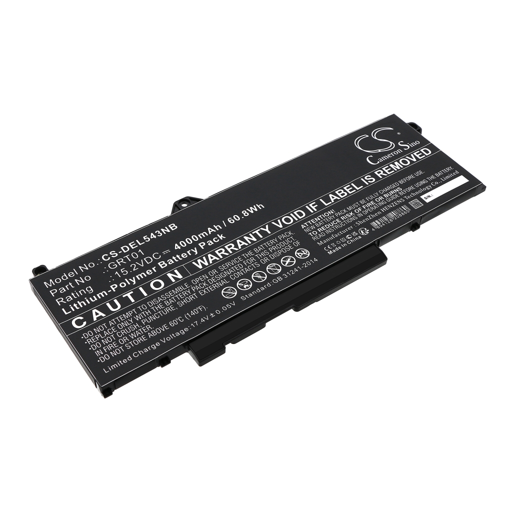 Batterier till bärbara datorer DELL CS-DEL543NB