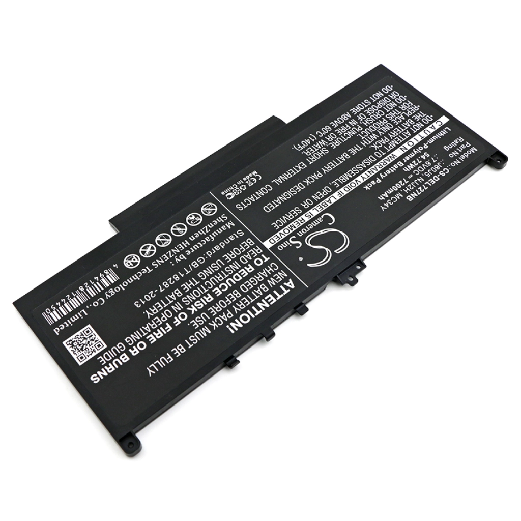 Batterier till bärbara datorer DELL Latitude 12 E7470