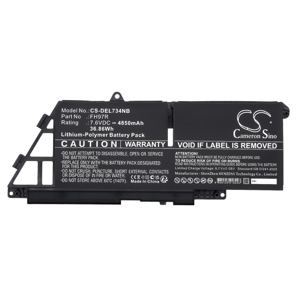 Notebook battery DELL CS-DEL734NB