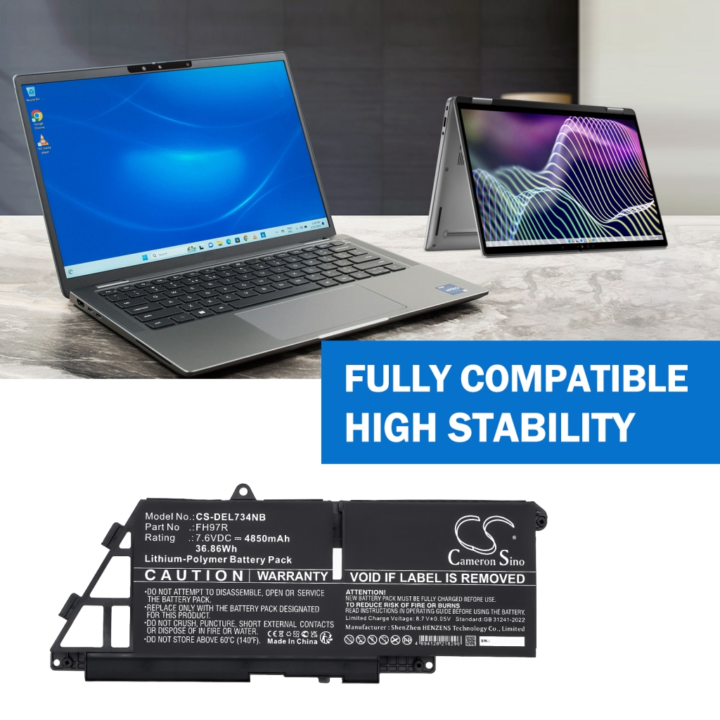 Notebook battery DELL CS-DEL734NB