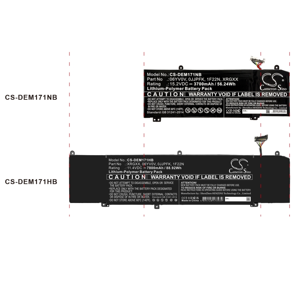 Notebook battery DELL G5 5590-D1865W
