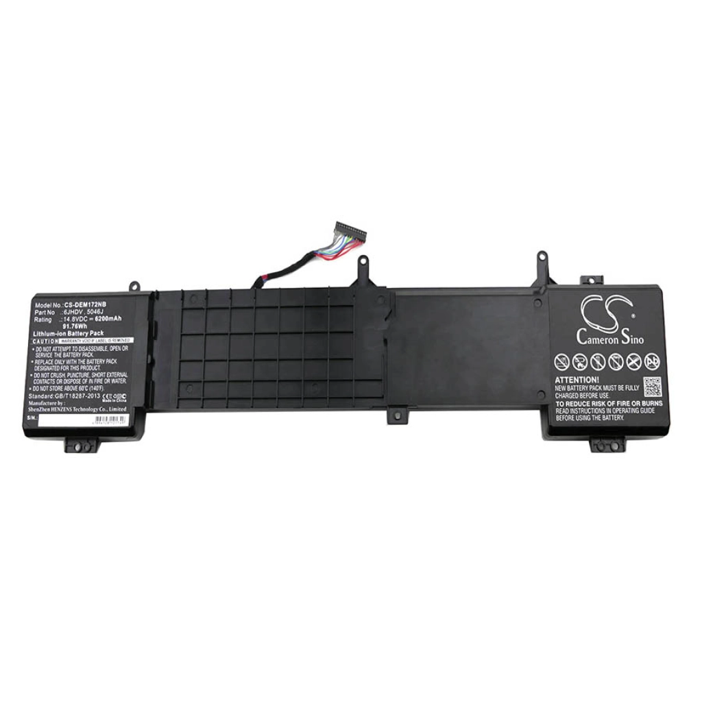 Batterier till bärbara datorer DELL Alienware 17 R3
