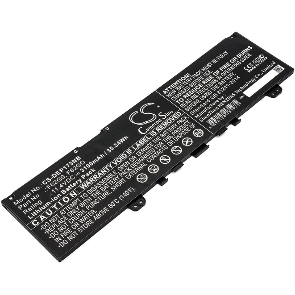 Batterier till bärbara datorer DELL Inspiron 13 7000