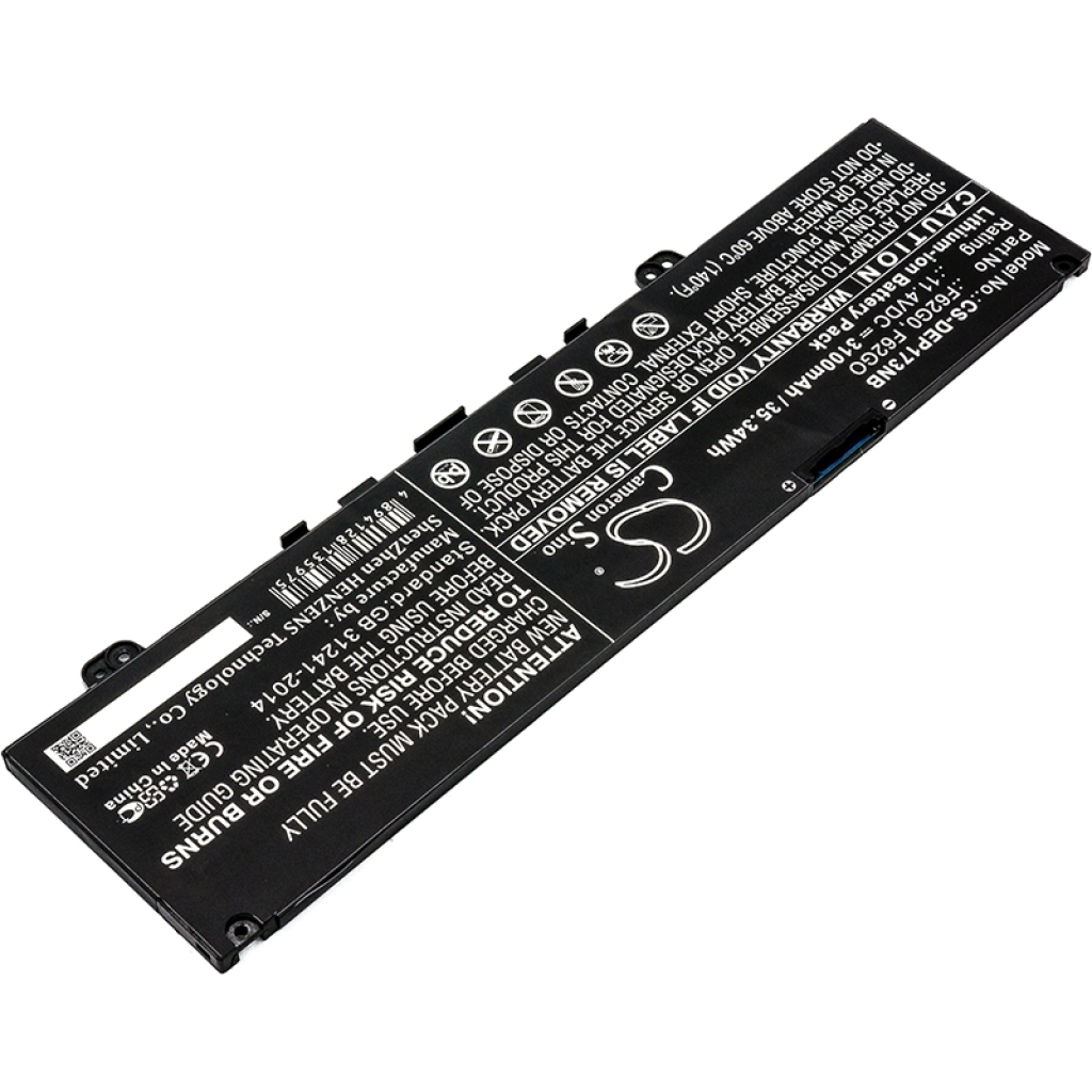 Batterier till bärbara datorer DELL Inspiron 13 7000