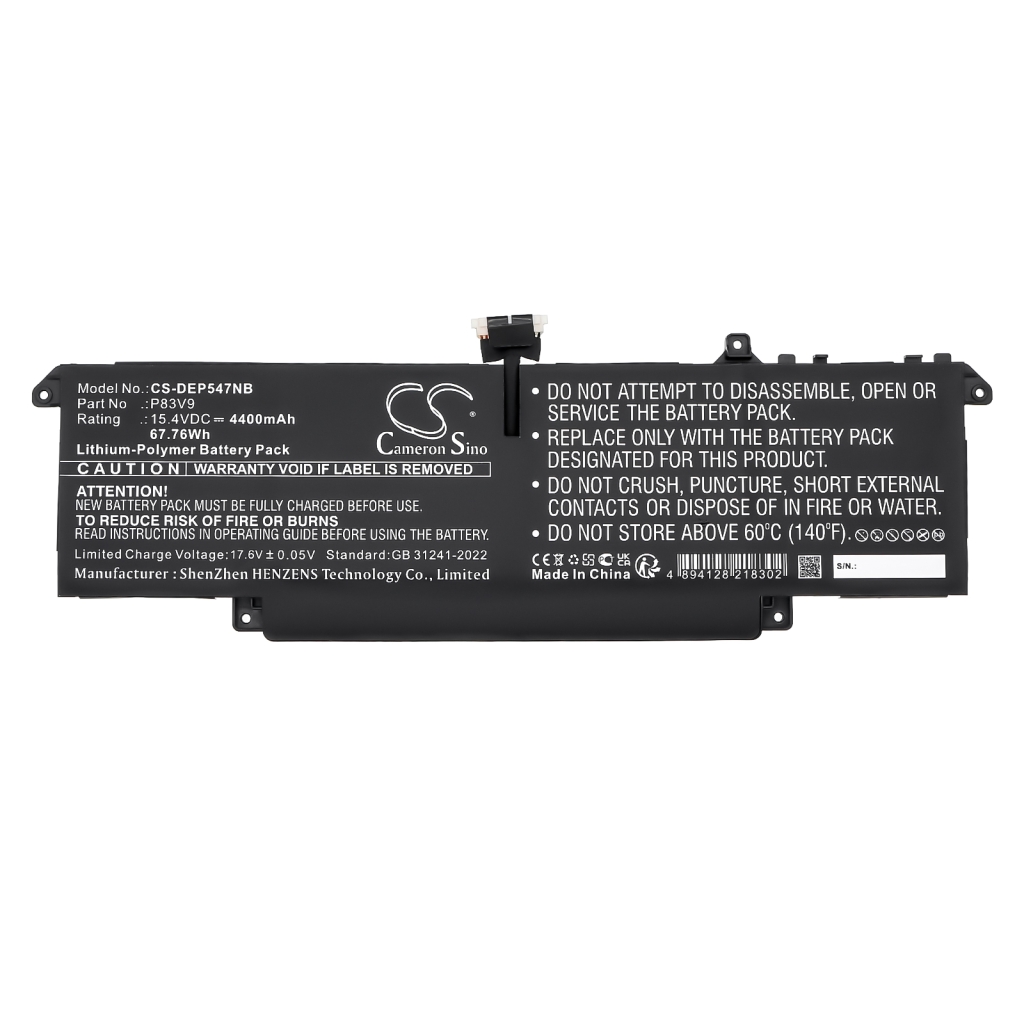 Notebook battery DELL CS-DEP547NB