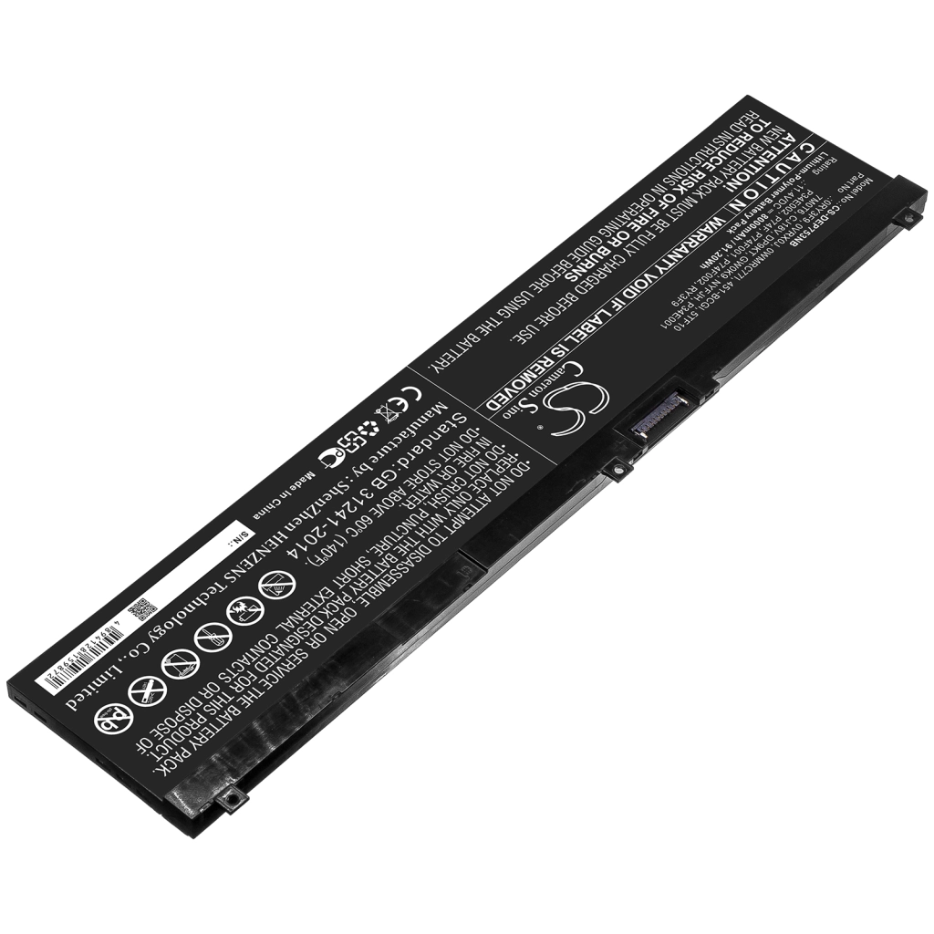 Batterier Ersätter 0VRX0J