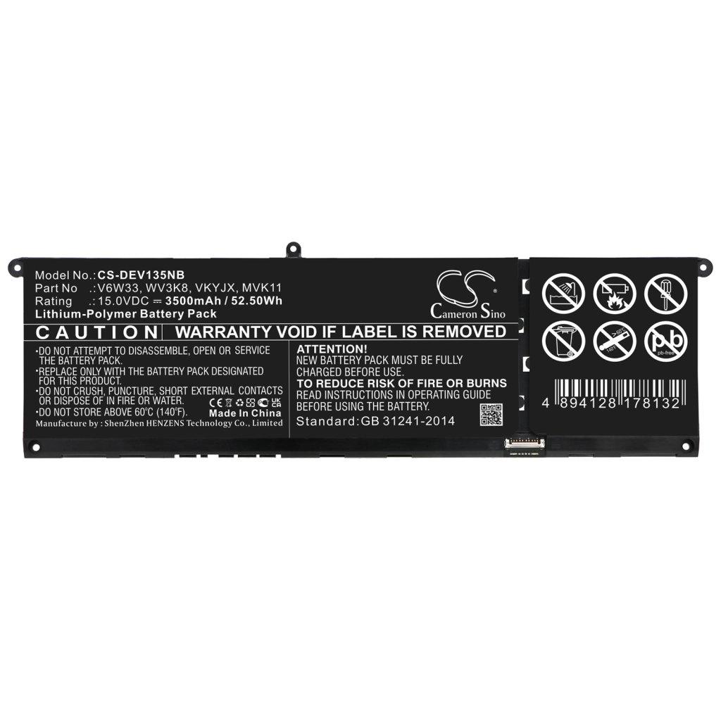 Batterier till bärbara datorer DELL Latitude 3420