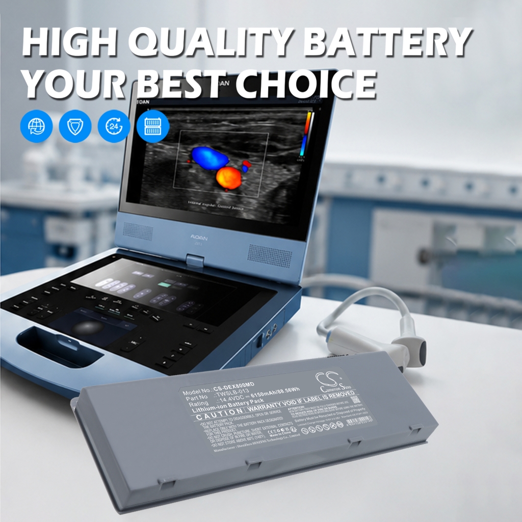 CS-DEX800MD medicinskt batteri, marknadsbild 14,4V 6150mAh Li-ion