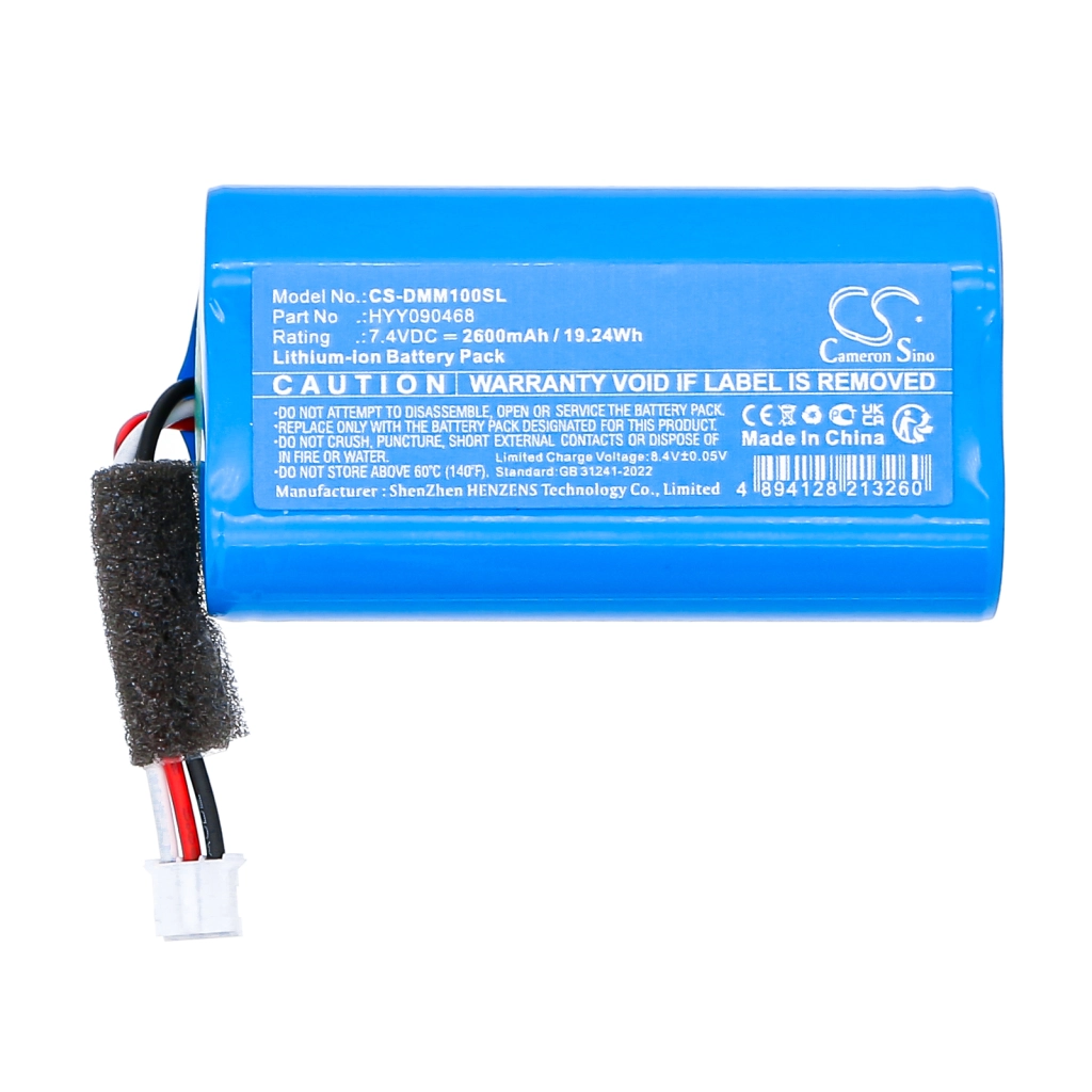 Batterier till högtalare Divoom CS-DMM100SL