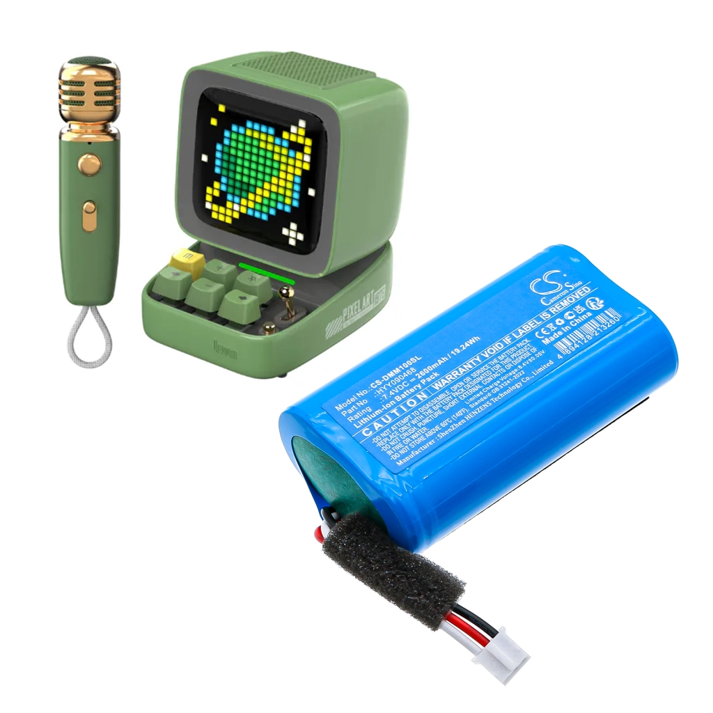 Batterier till högtalare Divoom CS-DMM100SL