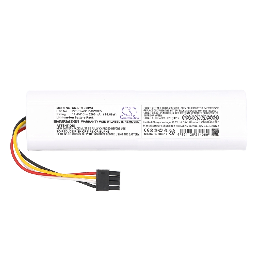 Battery Replaces P2051-4S1P-XWDEV