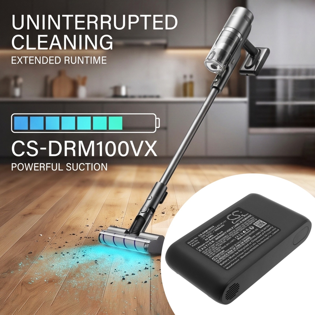 Battery compatible with Dreame CS-DRM100VX
