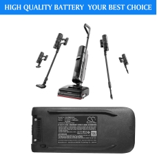 Compatible battery replacement for Dreame W2506-6S1P-BWA
