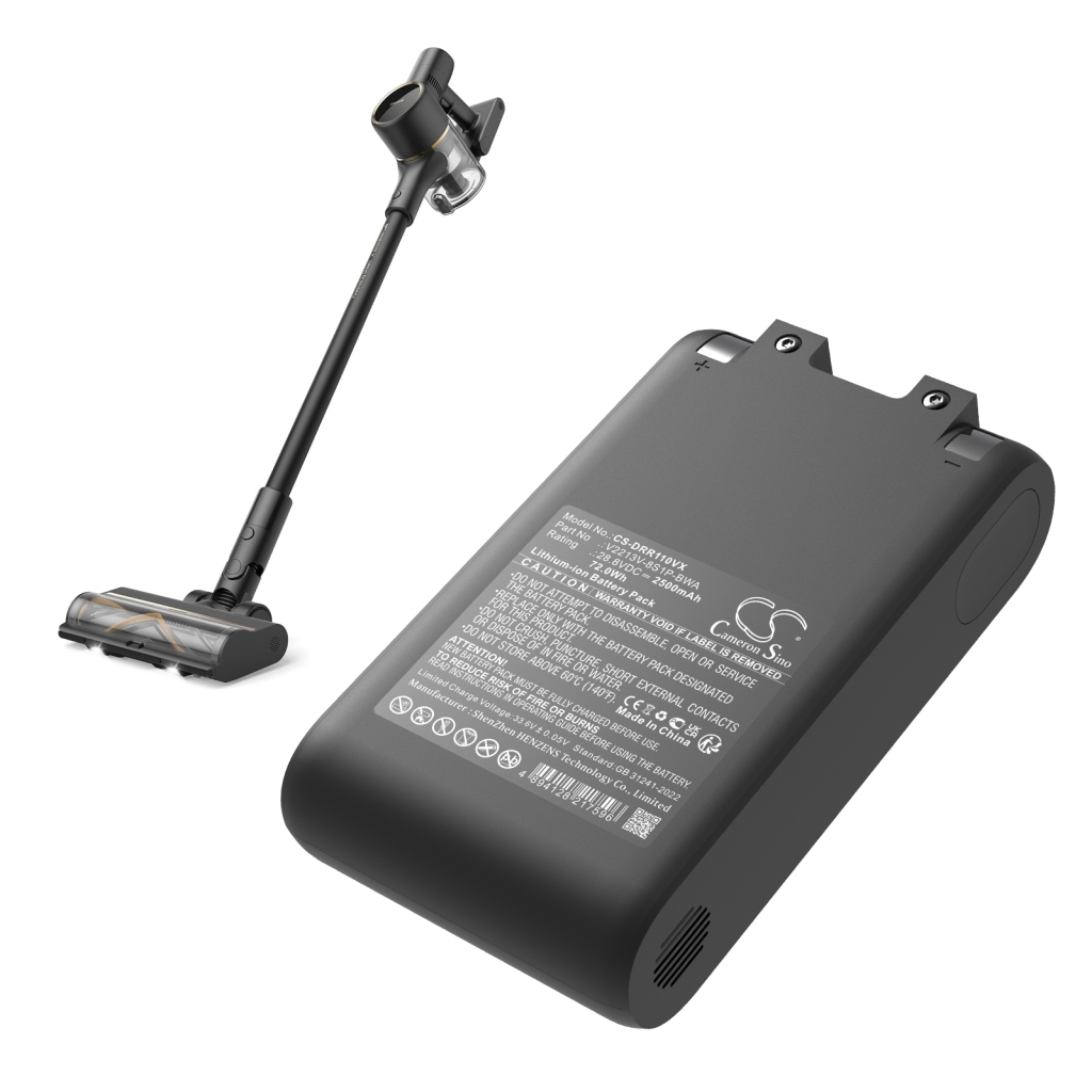 Batterier till dammsugare Dreame CS-DRR110VX