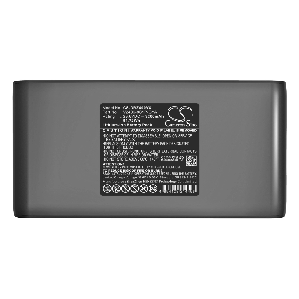 Batterier till dammsugare Dreame CS-DRZ400VX