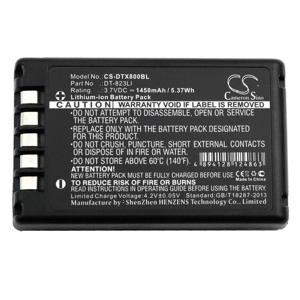 Batterier för skanner Casio CS-DTX800BL