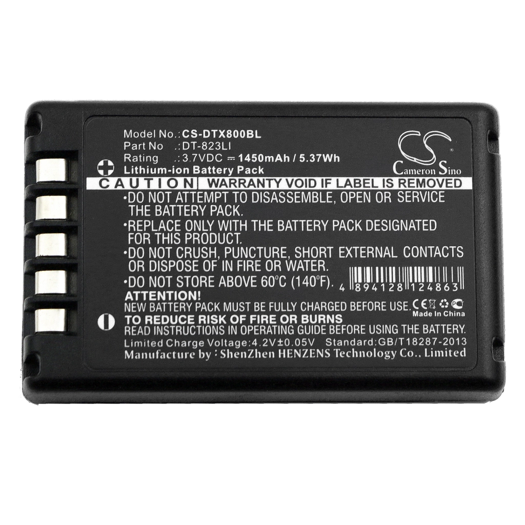 Batterier för skanner Casio CS-DTX800BL