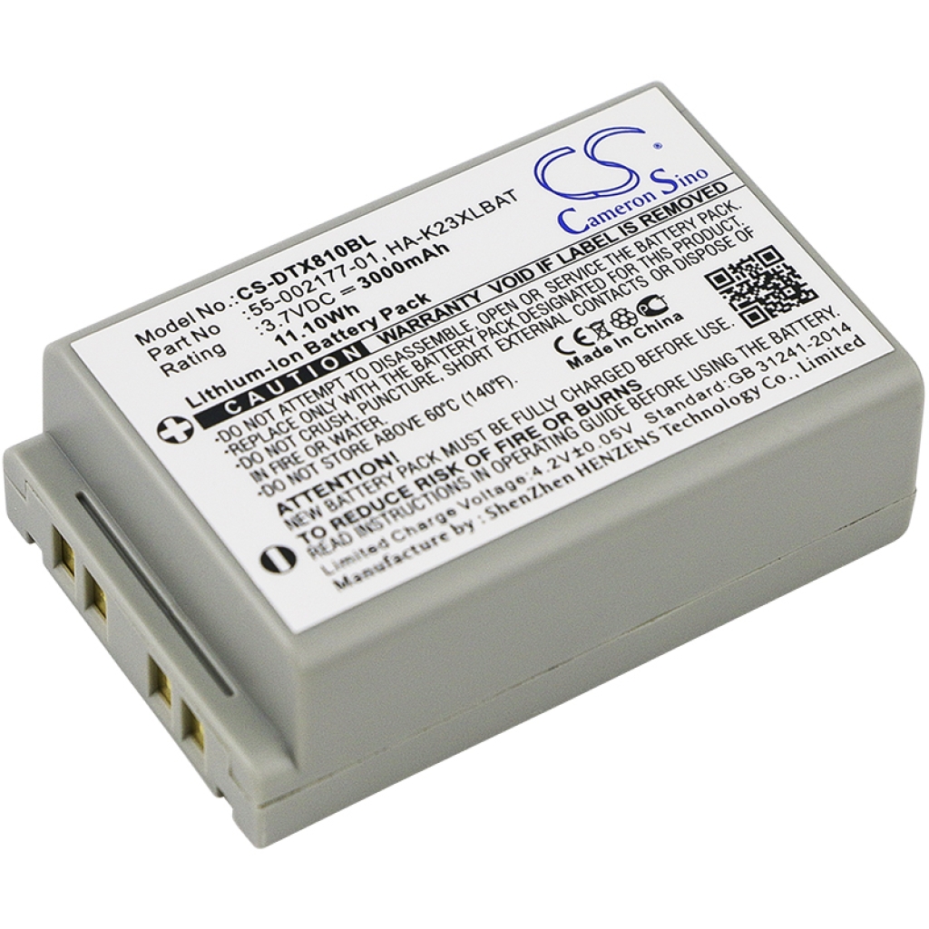 Batterier för skanner Casio CS-DTX810BL