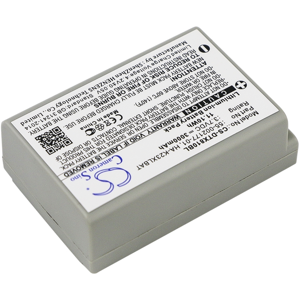 Batterier för skanner Casio CS-DTX810BL