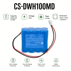 Kompatibel batteribyte för DAIWHA 8H-E200AA
