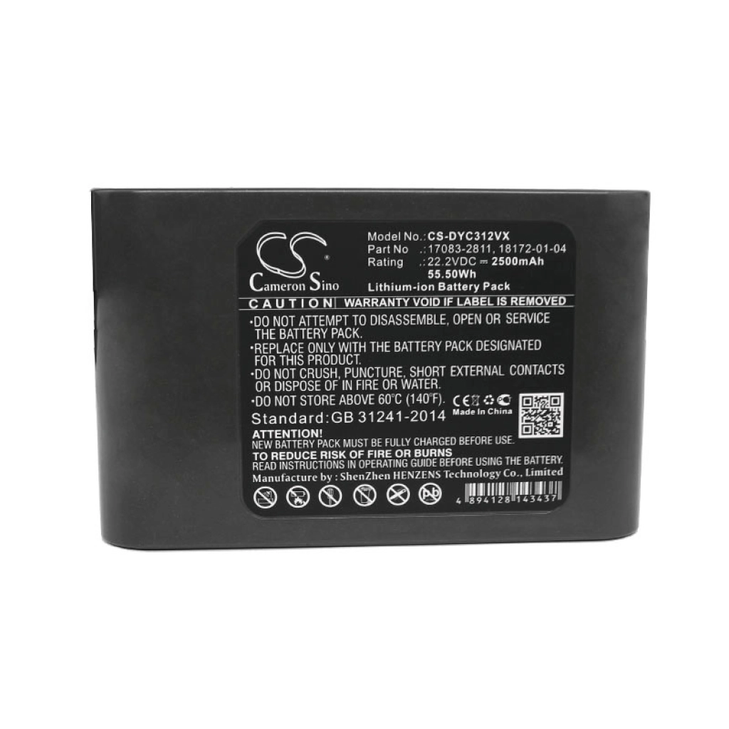 Batterier till dammsugare Dyson DC34